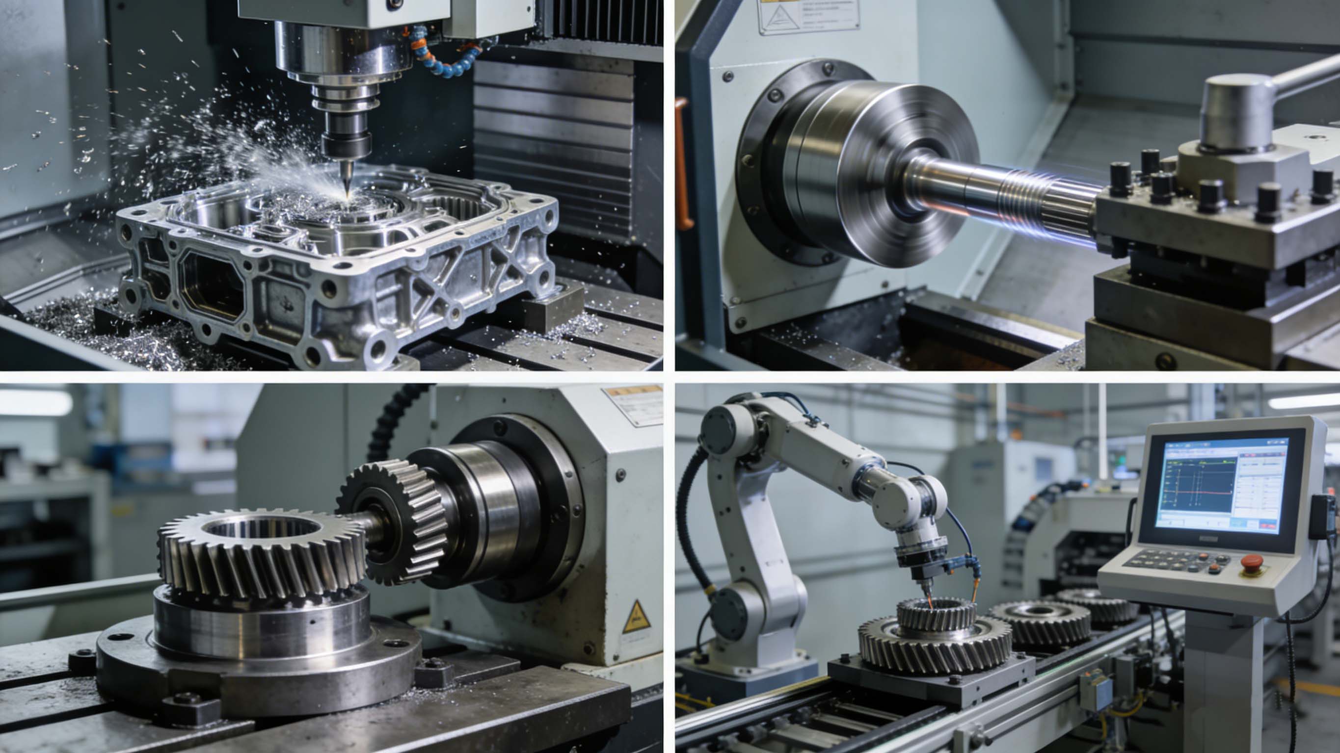现代变速箱零件CNC加工核心能力场景
