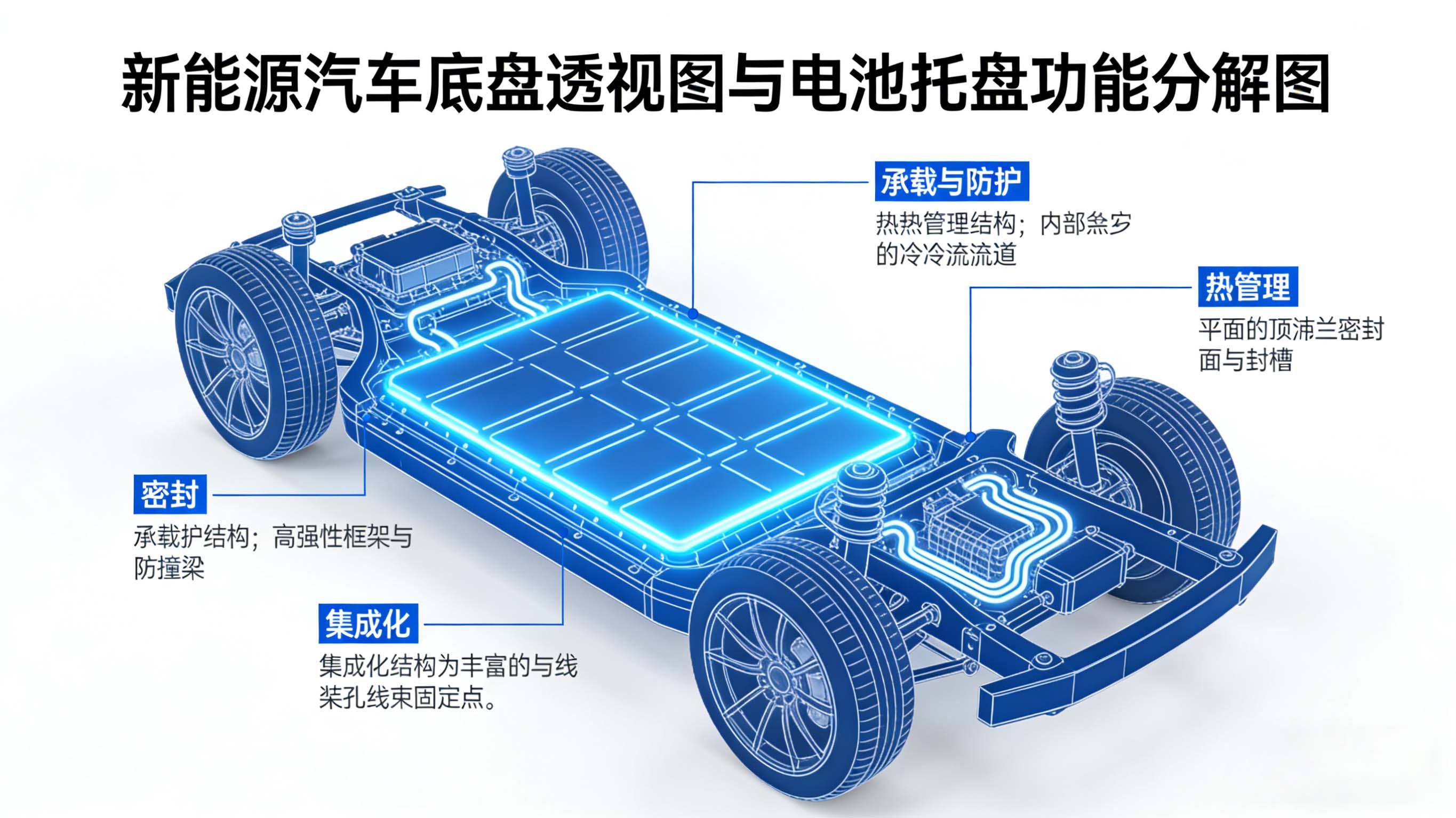 新能源汽车电池托盘功能分解与结构特征图解