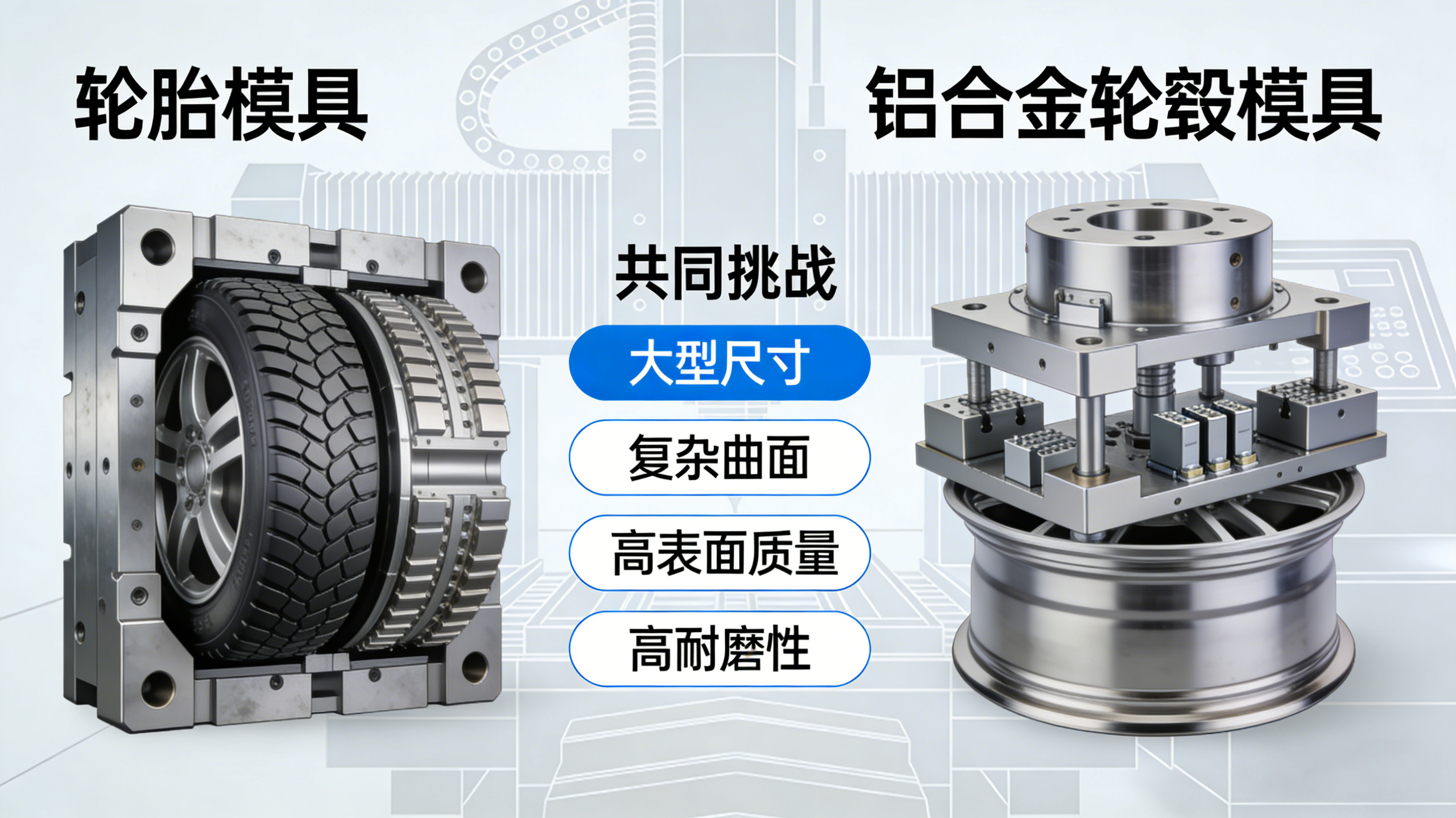轮毂模具CNC加工技术全解：从轮胎到轮毂