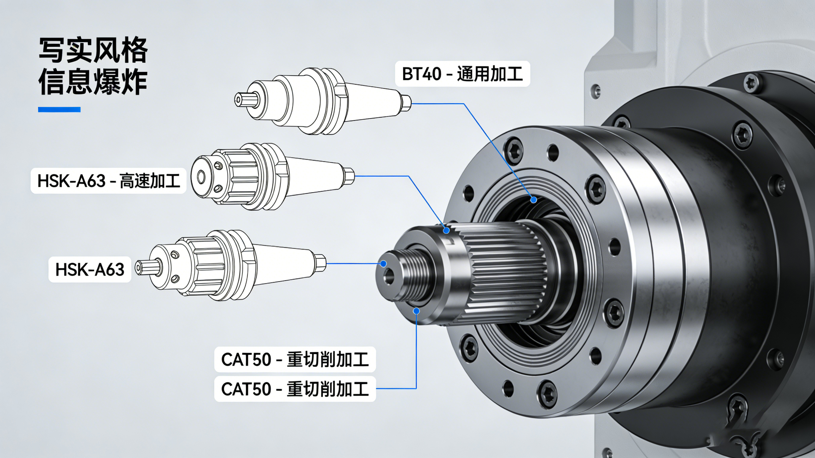 數控刀柄型號與參數詳解：如何為CNC機床選擇匹配的刀柄？