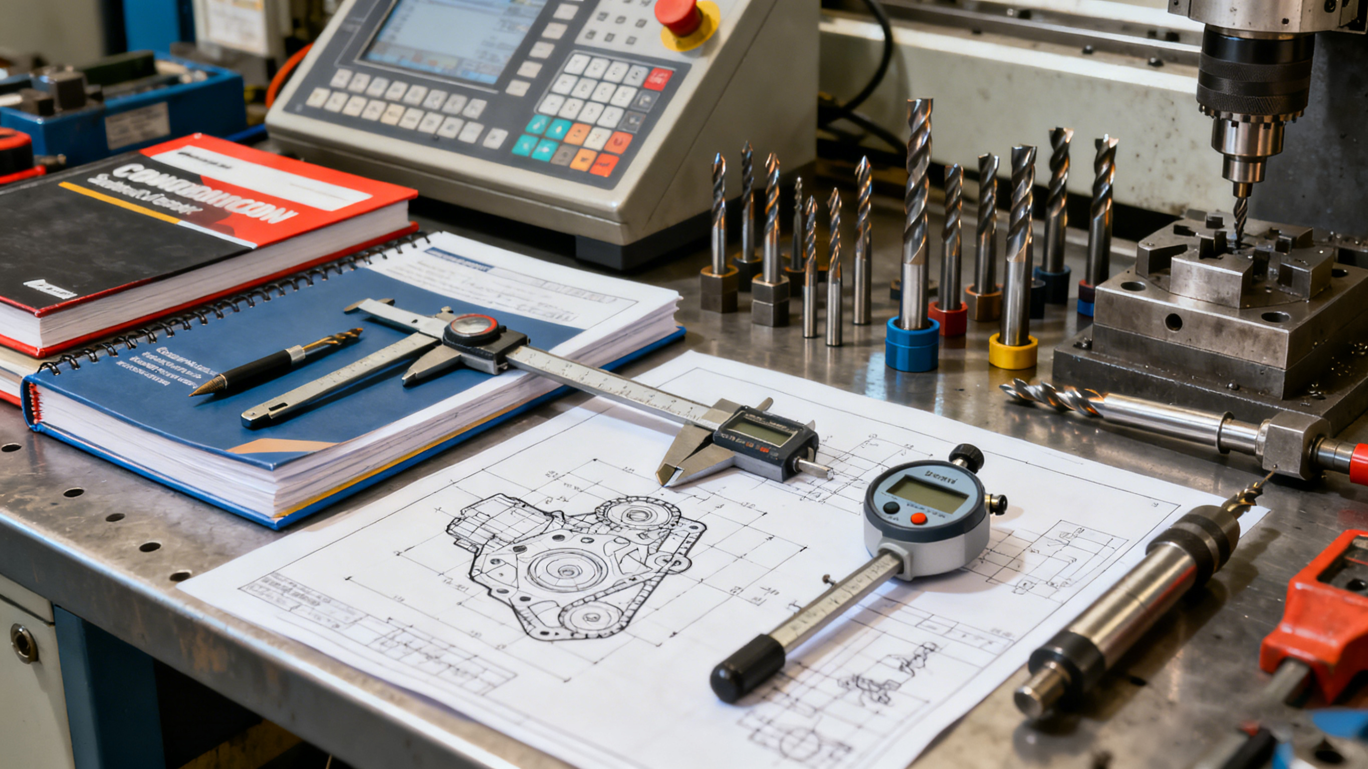 CNC崗位所需的各種技能工具