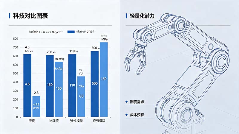 钛合金与铝合金性能对比图