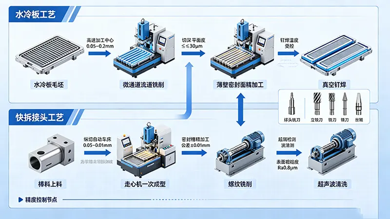 快拆接头CNC加工流程