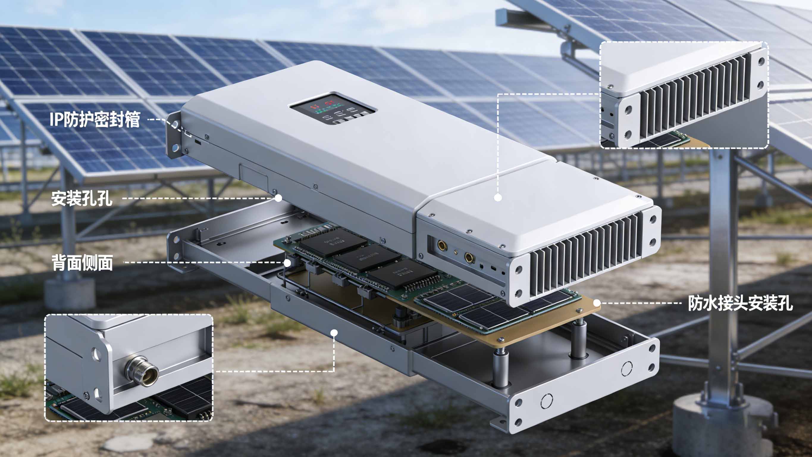 光伏逆变器壳体CNC加工：守护阳光变电能的“户外堡垒”