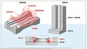 流道铣削变形机理示意图.webp