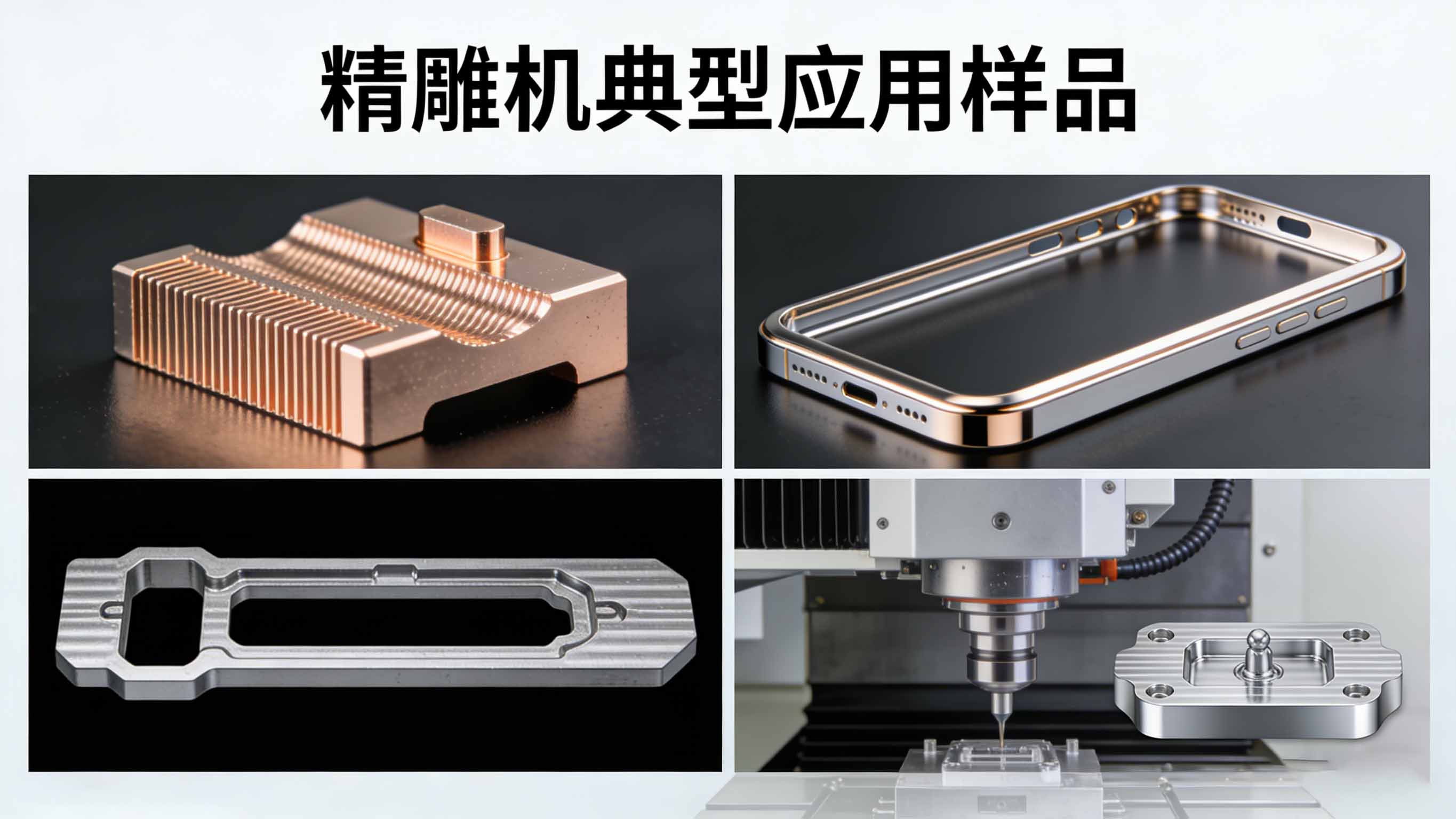 CNC精雕机在精密模具、3C电子、医疗器械等领域的典型应用