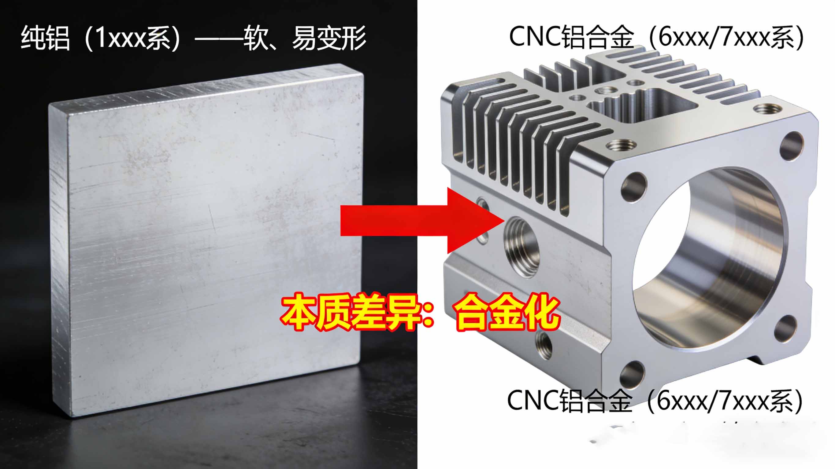 CNC铝是智商税？揭开“CNC专用铝”与普通纯铝的真实差距
